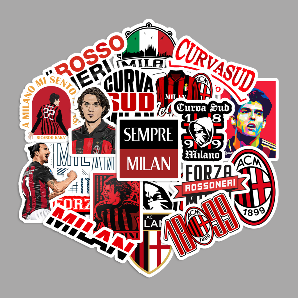 Sticker Pack AC Milan [20 Pcs]