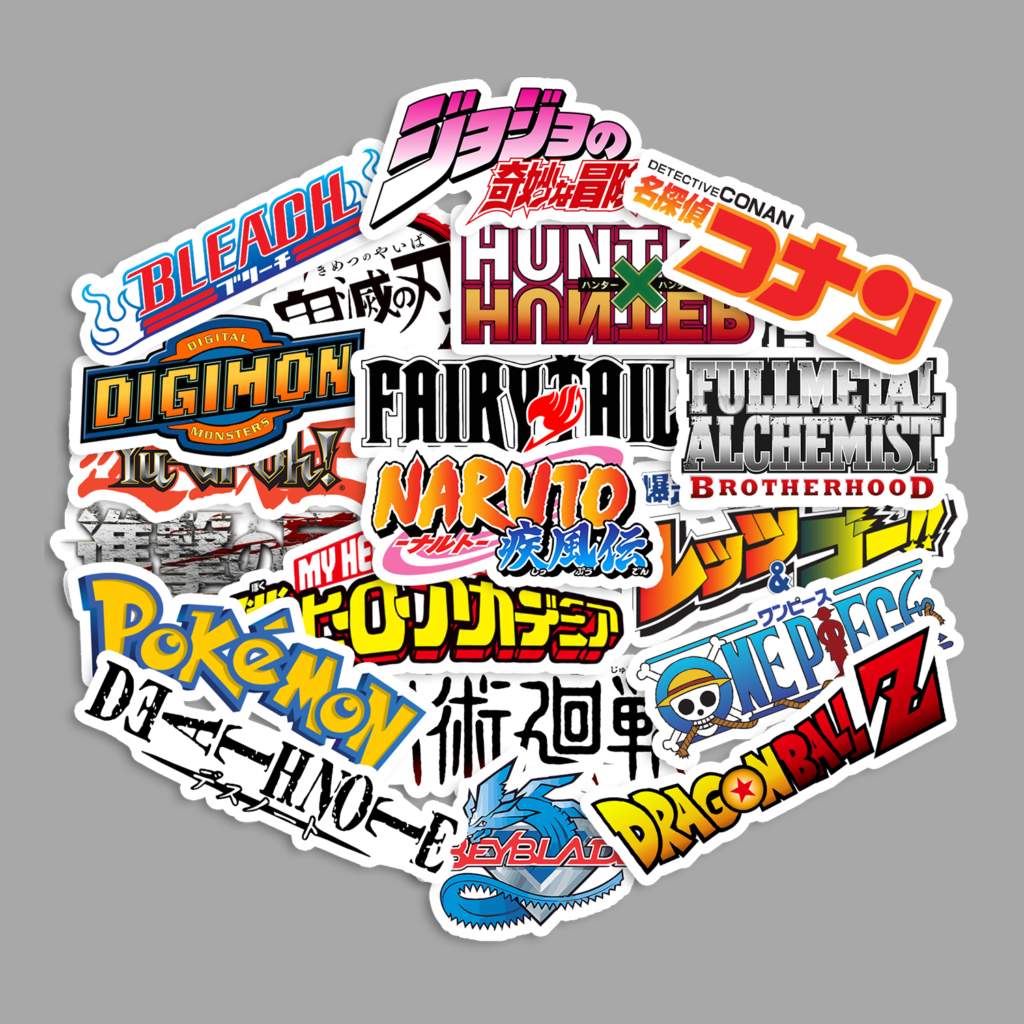 Sticker Pack Anime Logo [20 Pcs]