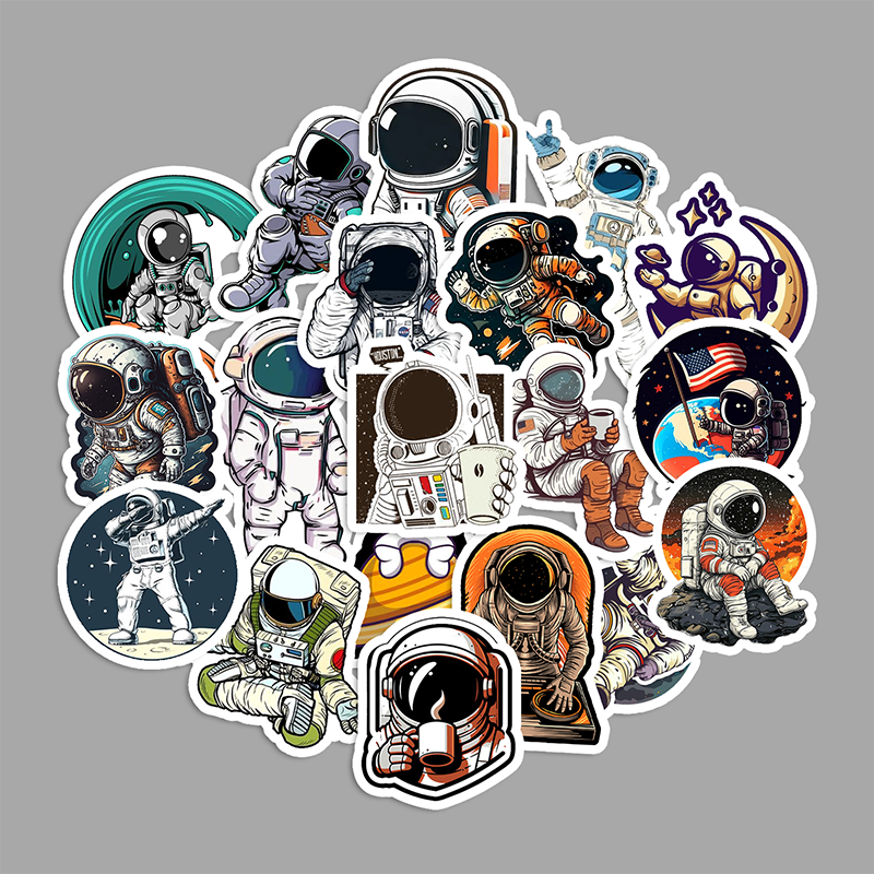 Sticker Pack Astronot Ver. 2 [20 Pcs]
