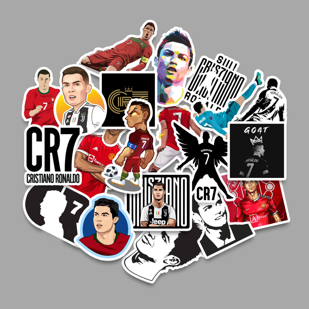 Sticker Pack Cristiano Ronaldo CR7 [20 Pcs]