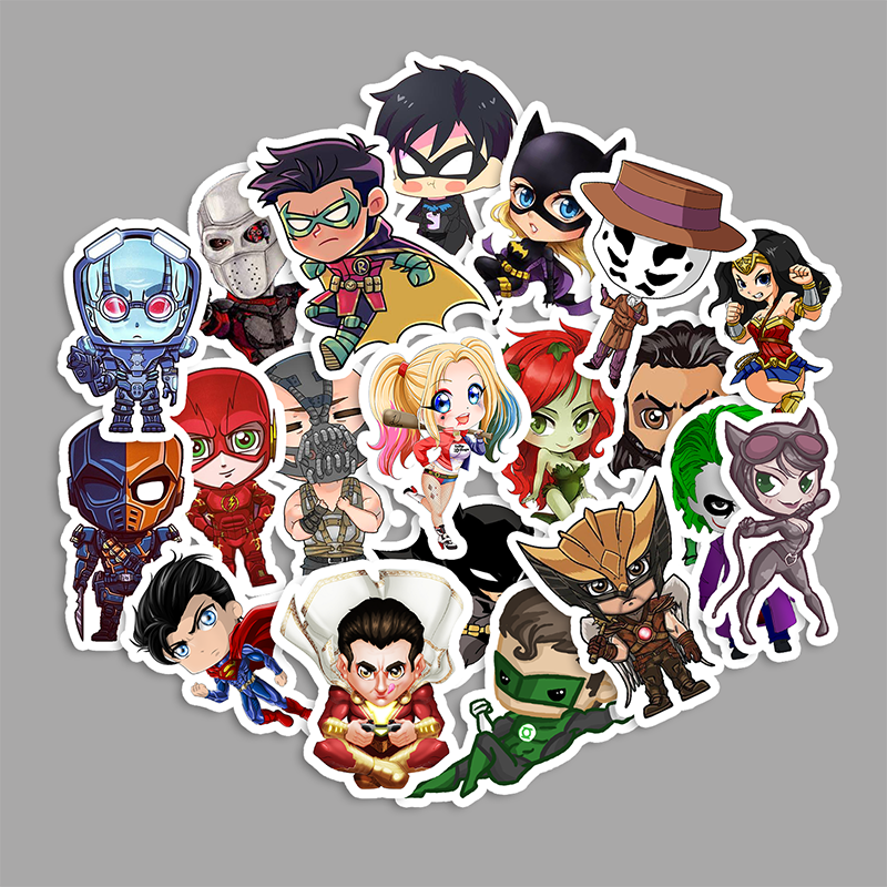 Sticker Pack DC Universe Chibi [20 Pcs]