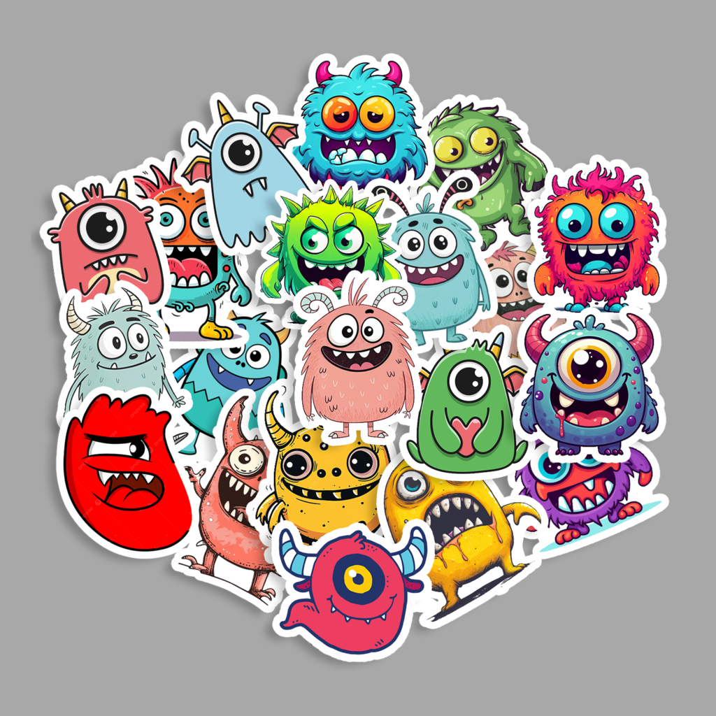 Sticker Pack Doodle Monsters [20 Pcs]