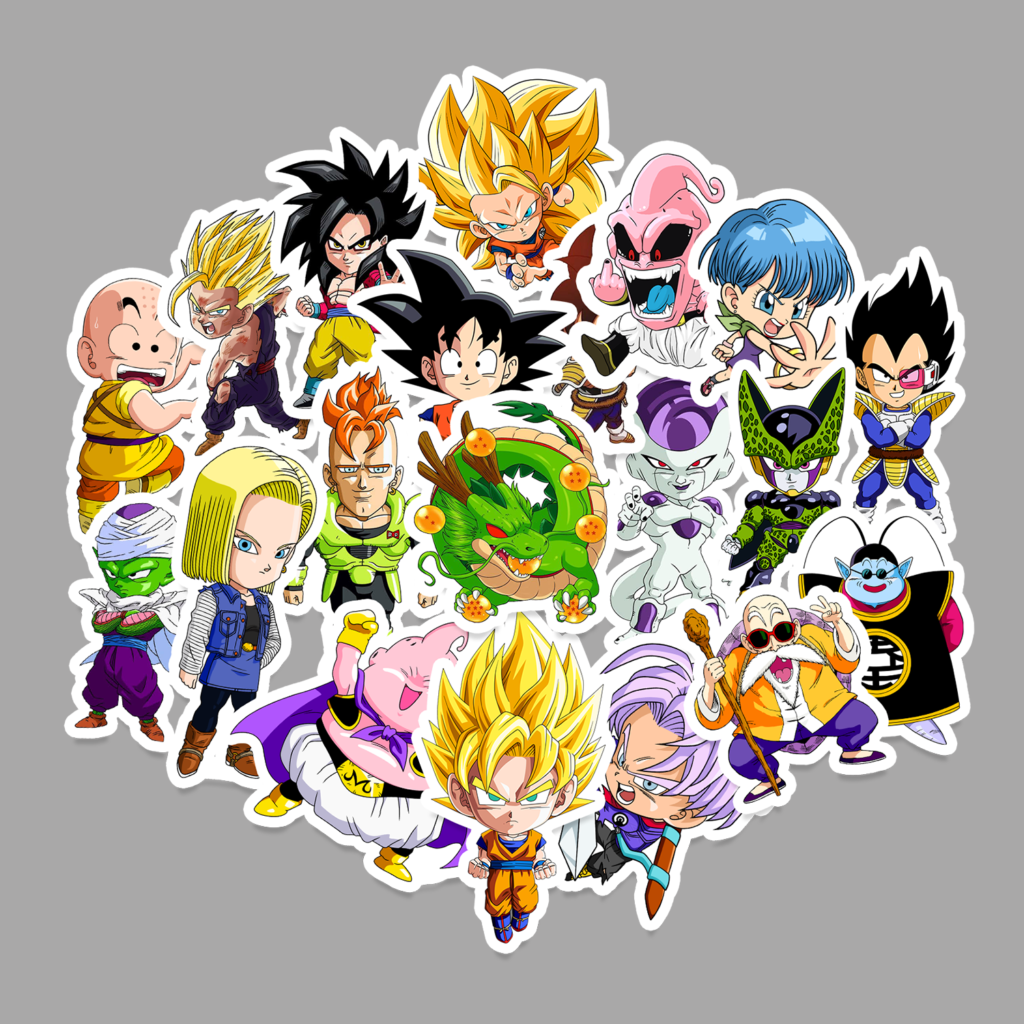 Sticker Pack Dragon Ball Chibi [20 Pcs]