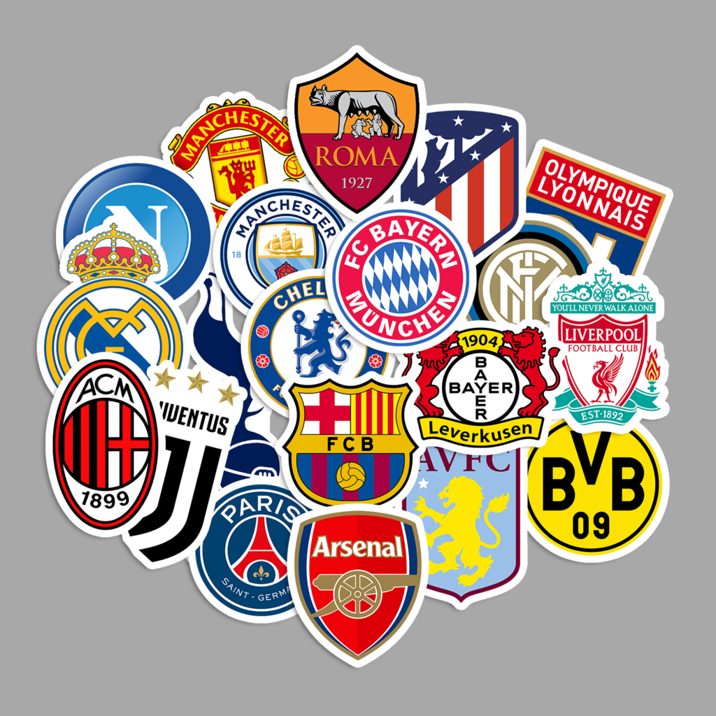 Sticker Pack Football Clubs [20 Pcs]