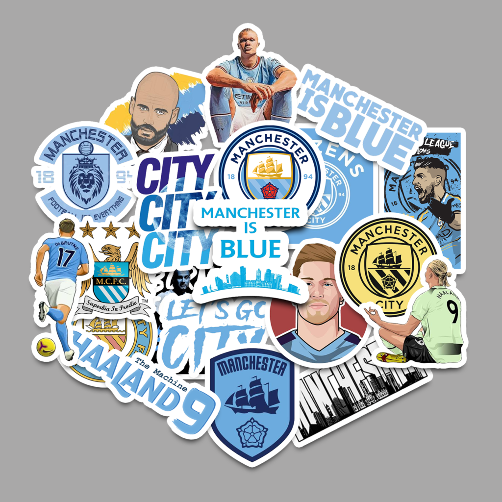 Sticker Pack Manchester City [20 Pcs]