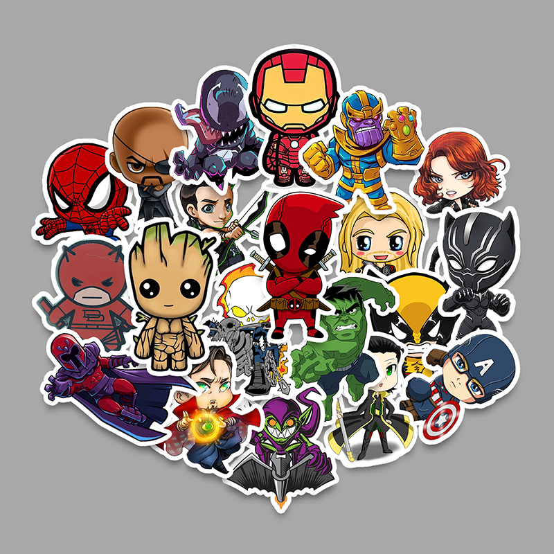 Sticker Pack Marvel Universe Chibi [20 Pcs]