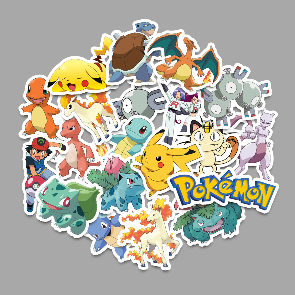 Sticker Pack Pokemon [20 Pcs]