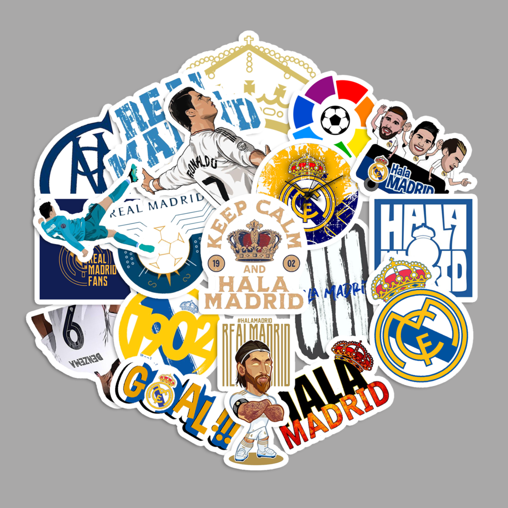 Sticker Pack Real Madrid C.F. [20 Pcs]
