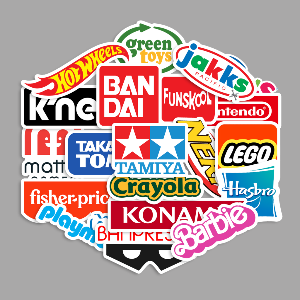 Sticker Pack Toy Brands [20 Pcs]