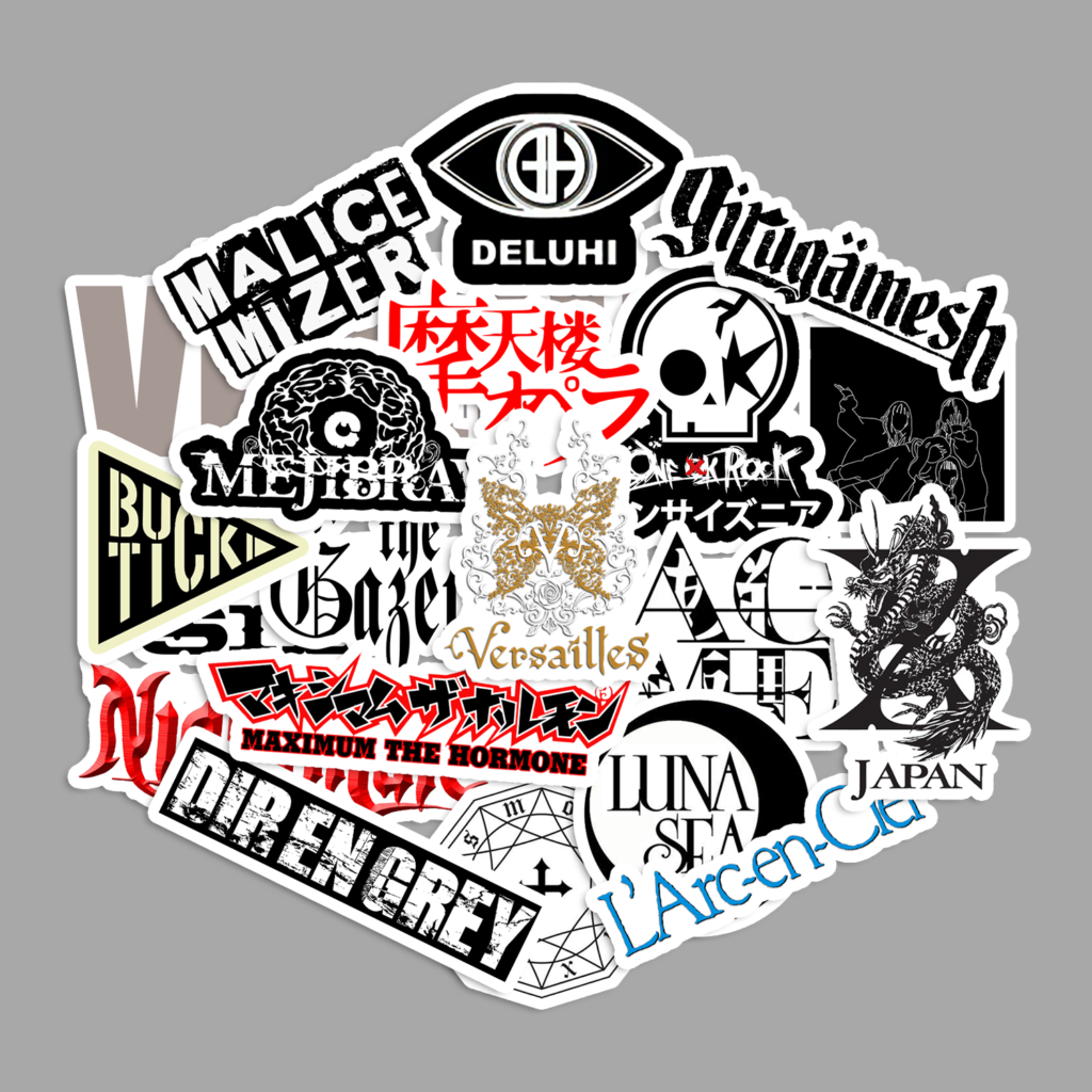 Sticker Pack Visual Kei Bands [20 Pcs]