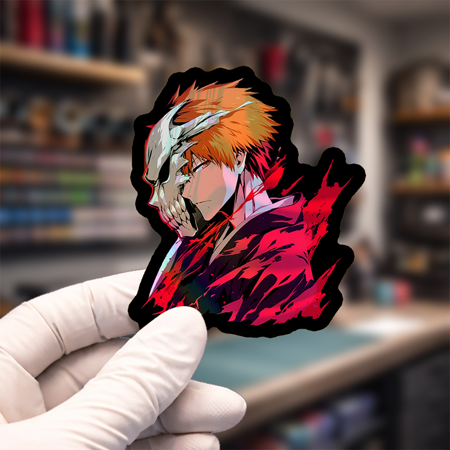 Stiker Hologram Anime Bleach | Ichigo Kurosaki