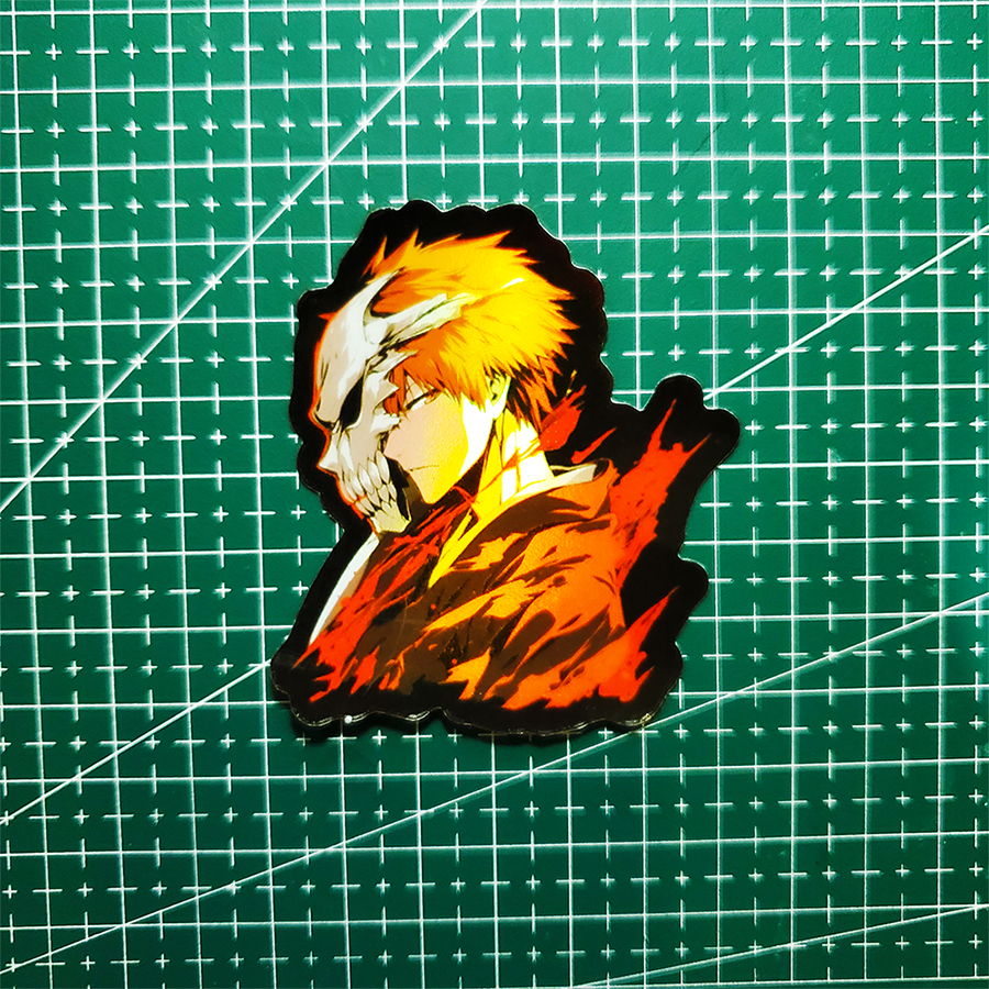 Stiker Hologram Anime Bleach | Ichigo Kurosaki - Gambar 2