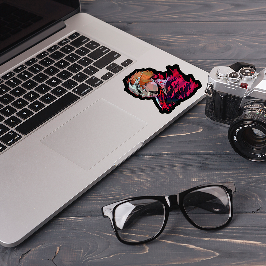 Stiker Hologram Anime Bleach | Ichigo Kurosaki - Gambar 3