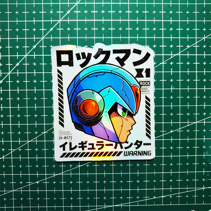 Stiker Hologram Gaming Mega Man | Mega Man X - Gambar 2
