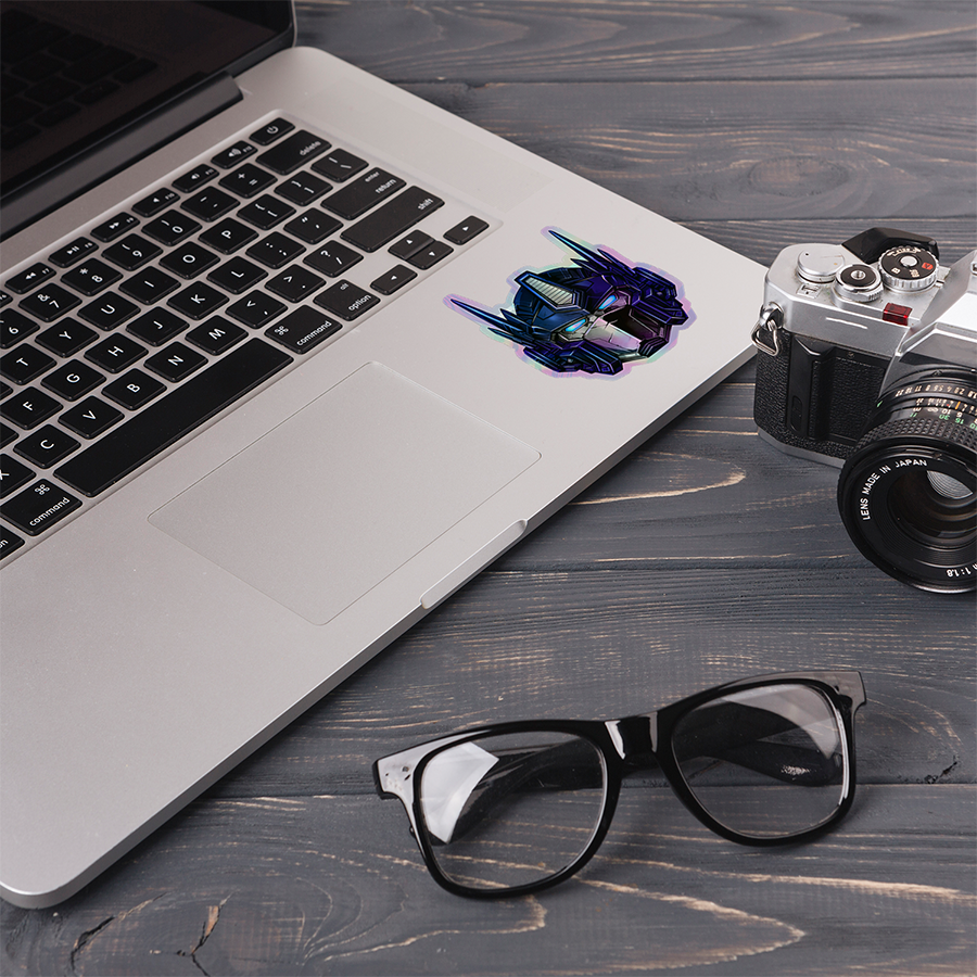 Stiker Hologram Movie Transformers | Optimus Prime Head - Gambar 3