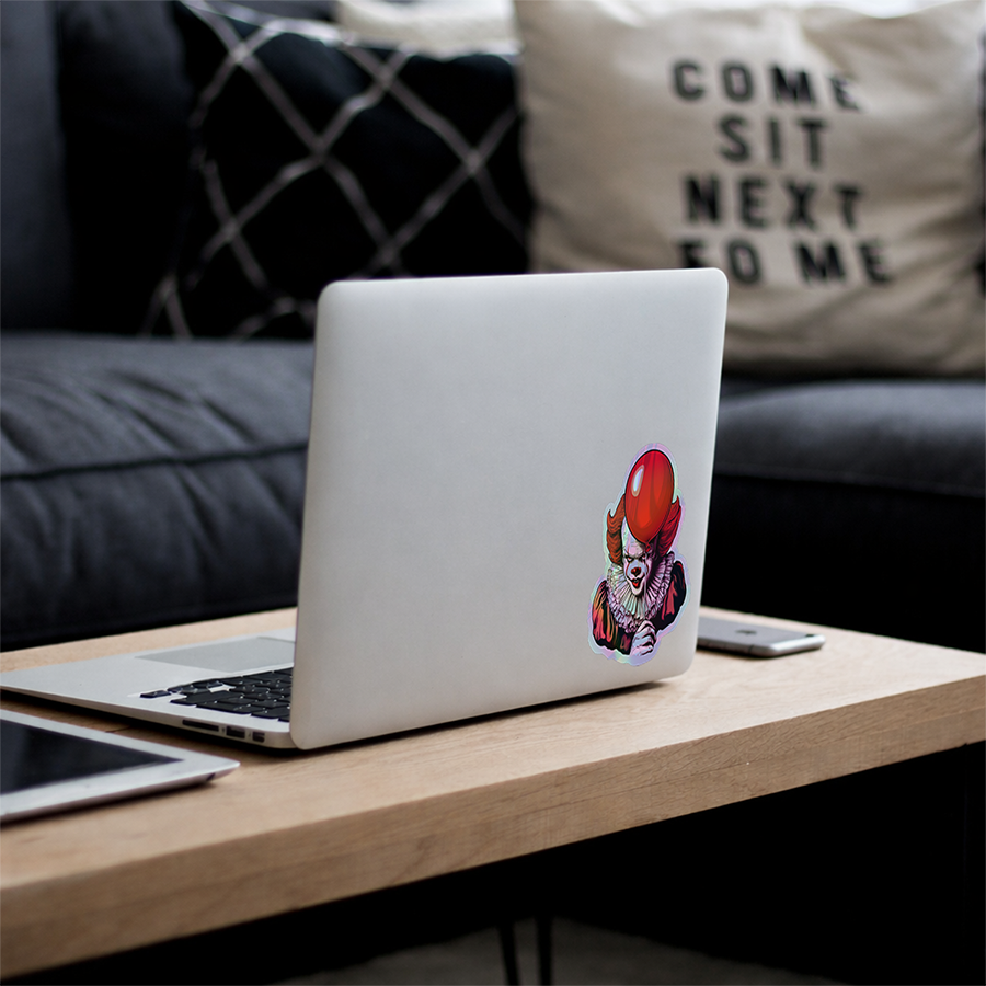 Stiker Hologram Movie It | Pennywise - Gambar 3