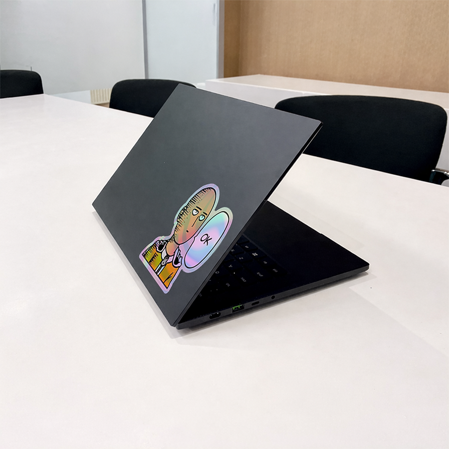 Stiker Hologram Anime One Punch Man | Saitama OK - Gambar 3