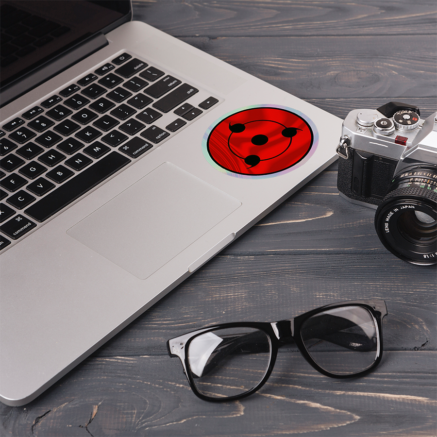 Stiker Hologram Anime Naruto | Sharingan Eye - Gambar 3