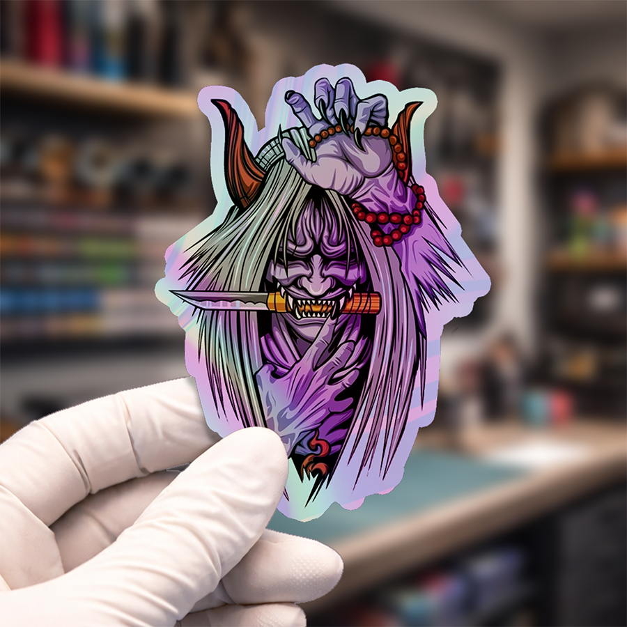 Stiker Hologram Japan | Shinigami