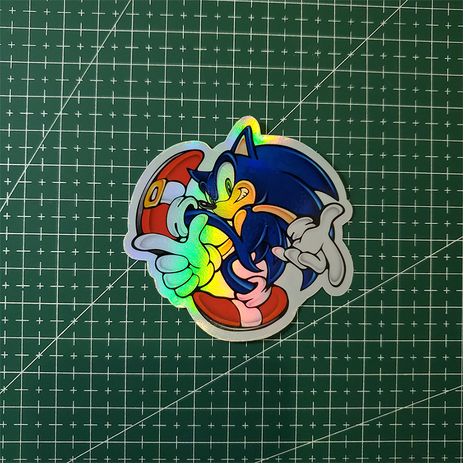 Stiker Hologram Gaming Sonic The Hedgehog | Sonic - Gambar 2